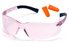 Защитные очки Pyramex Mini-Ztek (light pink) (беруши в комплекте) 1 купить